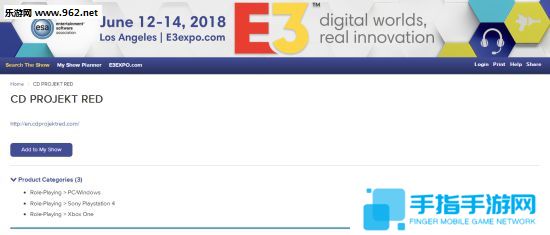 CDPR將在E3 2018展出一款RPG 《賽博朋克2077》真來了