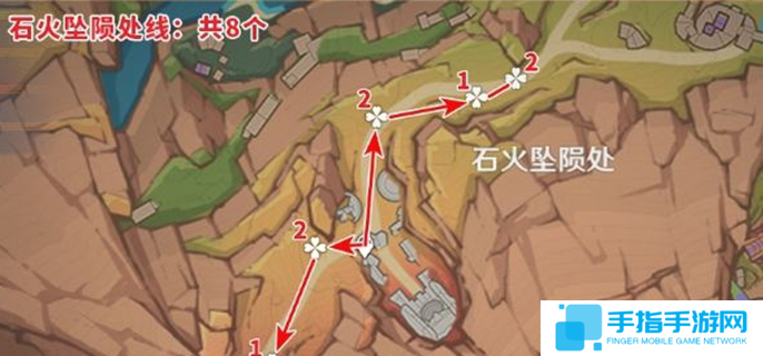 原神云巖裂葉分布圖圖四