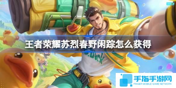 王者榮耀蘇烈春野閑蹤怎么獲得-蘇烈春野閑蹤皮膚獲取攻略