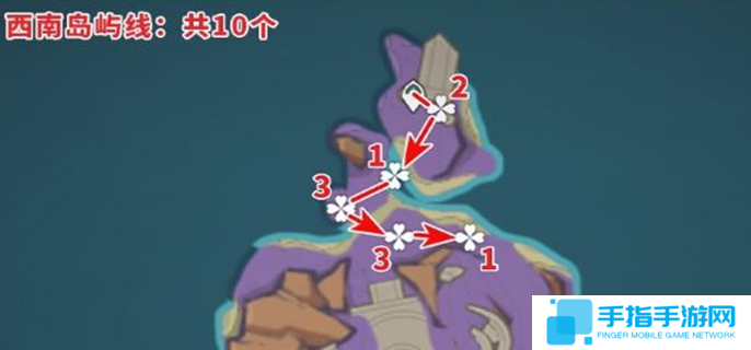 原神云巖裂葉分布圖圖三