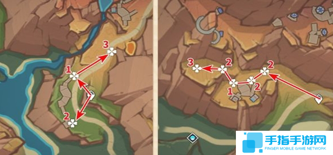 原神云巖裂葉分布圖圖五