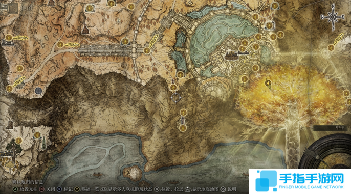 艾爾登法環(huán)地圖全貌圖高清圖十四