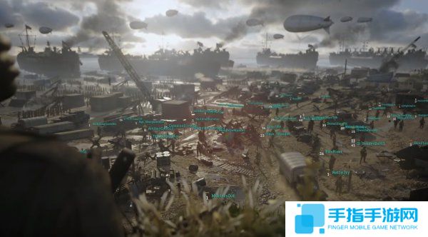 《COD14：二戰(zhàn)》多人總部細(xì)節(jié)曝光 最多容納48人_全球新游