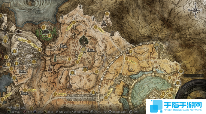 艾爾登法環(huán)地圖全貌圖高清圖十三