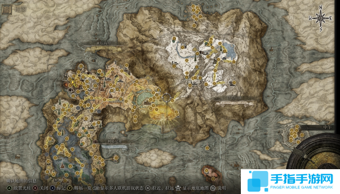 艾爾登法環(huán)地圖全貌圖高清圖二