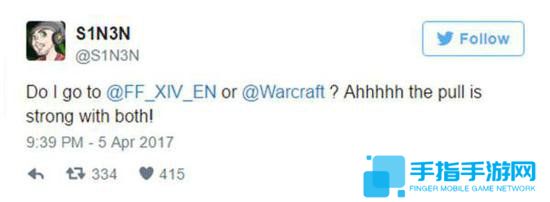 WOW和FF14官方推特瘋狂互懟 引一眾大佬圍觀_全球新游